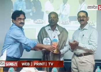 पद्मश्री पुरस्कार प्राप्त चैत्राम पवार यांचा नूतन मराठा महाविद्यालयातर्फे सत्कार