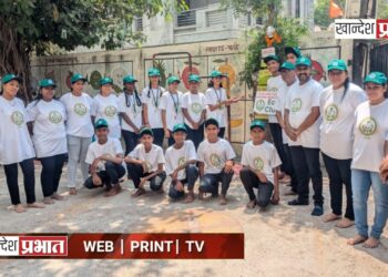 संत ज्ञानेश्वर विद्यालयात इको क्लब तर्फे संकल्पाची गुढी