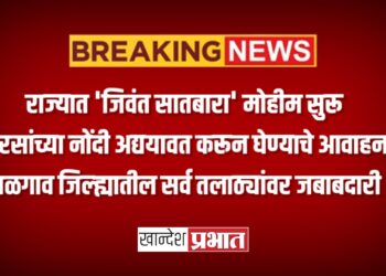 राज्यात ‘जिवंत सातबारा’ मोहीम सुरू ; वारसांच्या नोंदी अद्ययावत करून घेण्याचे आवाहन
