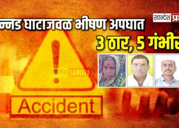 कन्नड घाटाच्या पायथ्याजवळ भीषण अपघात ; ३ ठार, ५ गंभीर