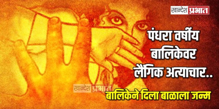 पंधरा वर्षीय बालिकेवर लैंगिक अत्याचार ; बालिकेने दिला बाळाला जन्म