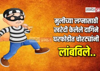 मुलीच्या लग्नासाठी खरेदी केलेले दागिने घरफोडीत चोरट्यांनी लांबविले