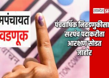 पंचवार्षिक निवडणुकीसाठी सरपंच पदांकरीता आरक्षण सोडत जाहीर