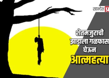 शेतमजुराची झाडाला गळफास घेऊन आत्महत्या ; पारोळा तालुक्यातील घटना
