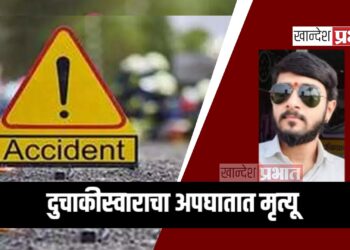 मध्यरात्री जळगावात काळ बनून धावले अज्ञात वाहन ; दुचाकीस्वाराचा अपघातात अंत