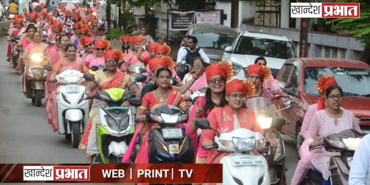श्री महेश नवमी उत्सवानिमित्त दुचाकी रॅलीने वेधले लक्ष
