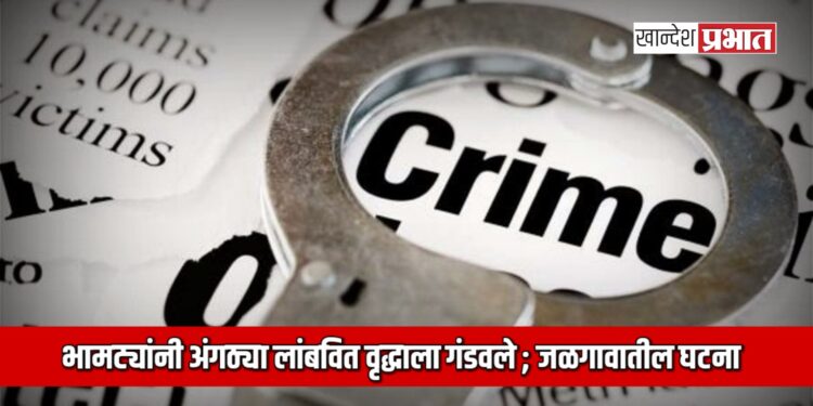 भामट्यांनी अंगठ्या लांबवित वृद्धाला गंडवले ; जळगावातील घटना