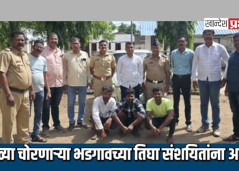 शेळ्या चोरणाऱ्या भडगावच्या तिघा संशयितांना अटक