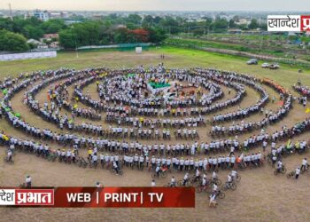 ‘फिट इंडिया संडे ऑन सायकल उपक्रमाचे केंद्रीय क्रीडा राज्यमंत्री खडसे यांच्या हस्ते पंढरपूरात उद्घाटन