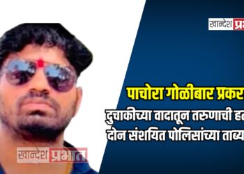 पाचोरा गोळीबार प्रकरण: दुचाकीच्या वादातून तरुणाची हत्या; दोन संशयित पोलिसांच्या ताब्यात