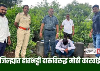 जिल्ह्यात हातभट्टी दारूविरुद्ध मोठी कारवाई: १४ लाखांचा मुद्देमाल जप्त; १३४ गुन्हे दाखल