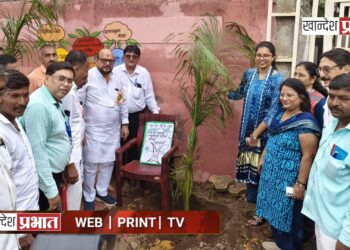 ‘एक पेड माँ के नाम’ उपक्रमांतर्गत वृक्षारोपण मोहीमेला सुरुवात; पालकमंत्री गुलाबराव पाटील यांच्या हस्ते शुभारंभ