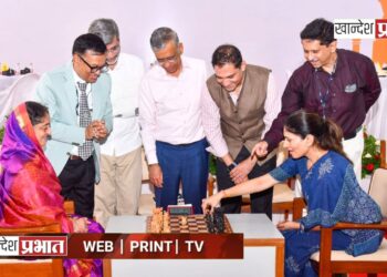 जैन हिल्स येथे राष्ट्रीय बुद्धिबळ स्पर्धा सुरू; क्रीडा धोरण तयार करणार असल्याचे रक्षा खडसे यांचे सूतोवाच