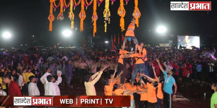 महिलांच्या शौर्याला सलाम! जळगावात महिला दहीहंडीचा थरार