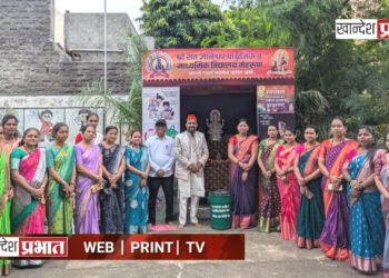 संत ज्ञानेश्वर विद्यालयाचा ‘इको क्लब’ ठरतोय पर्यावरणाचा श्री गणेश!