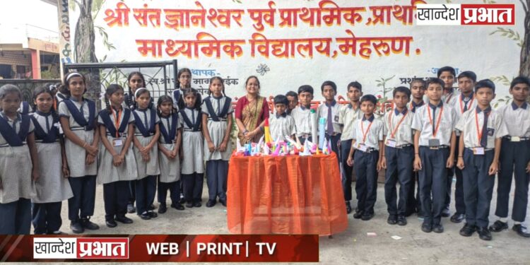 प्रदूषणमुक्तीचा संदेश! संत ज्ञानेश्वर विद्यालयातील विद्यार्थ्यांनी बनवले पर्यावरणपूरक ‘बीज फटाके’