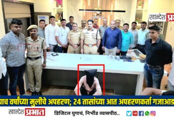 पाच वर्षांच्या मुलीचे अपहरण! २४ तासांच्या आत अपहरणकर्ता गजाआड