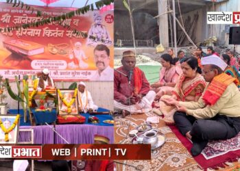 मेहरुणमध्ये ‘हरिनाम सप्ताह’ व ‘ज्ञानेश्वरी पारायण’ सोहळ्याचा भक्तिमय प्रारंभ