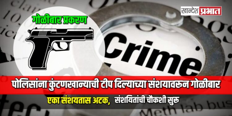 गोळीबार प्रकरण: पोलिसांना कुंटणखान्याची टीप दिल्याच्या संशयावरून गोळीबार!