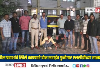रिक्षातील प्रवाशांचे खिसे कापणारे दोन सराईत गुन्हेगार एलसीबीच्या जाळ्यात!