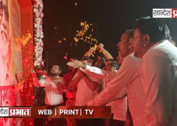 ‘हिंदुहृदयसम्राट’ बाळासाहेब ठाकरे यांना जळगावात शिवसैनिकांचे ‘स्मृती अभिवादन’!