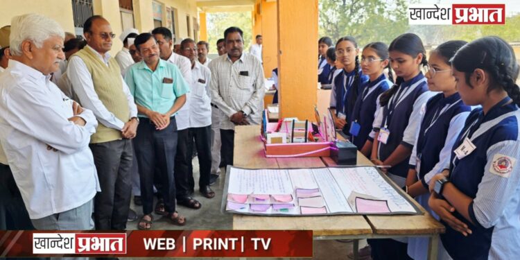 चहार्डी विद्यालयात गणित दिन उत्साहात साजरा; १५६ गणितीय मॉडेल्सचे भव्य प्रदर्शन