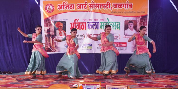 अजिंठा महोत्सवात ८०० कलाकृतींचा आविष्कार; मान्यवरांच्या उपस्थितीत दिमाखदार उद्घाटन