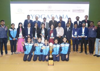 राष्ट्रीय योगासन स्पर्धेत महाराष्ट्राचा दबदबा; जळगावात पटकावले विजेतेपद