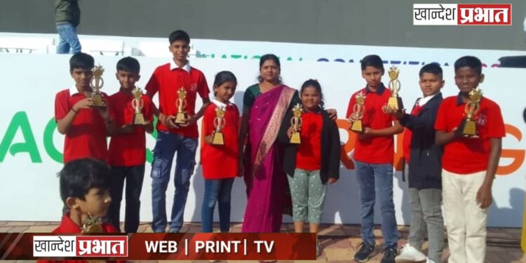 धरणगावच्या चिमुरड्यांची राष्ट्रीय व आंतरराष्ट्रीय अबॅकस स्पर्धेत बाजी
