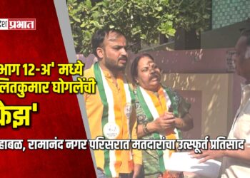 ‘प्रभाग १२-अ’ मध्ये ललितकुमार घोगलेंची ‘क्रेझ’; महाबळ, रामानंद नगर परिसरात मतदारांचा उत्स्फूर्त प्रतिसाद