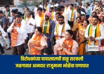 विरोधकांच्या पायाखालची वाळू सरकली; जळगावात आमदार राजूमामा भोळेंचा घणाघात