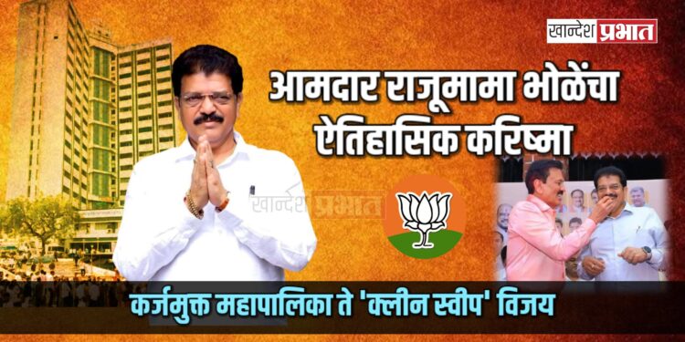आमदार भोळेंचा ऐतिहासिक करिष्मा; कर्जमुक्त महापालिका ते ‘क्लीन स्वीप’ विजय