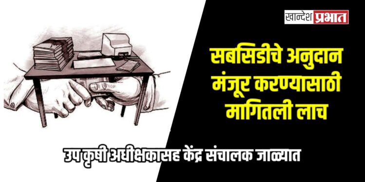 पाचोरा कृषी कार्यालयात एसीबीची कारवाई; ५ हजारांची लाच स्वीकारताना तिघांना ठोकल्या बेड्या!