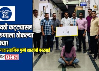 गावठी कट्ट्यासह तरुणाला ठोकल्या बेड्या!; जळगाव स्थानिक गुन्हे शाखेची कारवाई