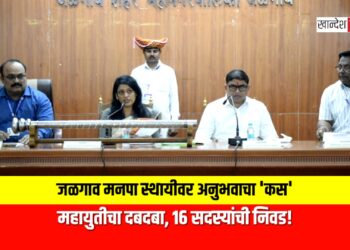 जळगाव मनपा स्थायीवर अनुभवाचा ‘कस’; महायुतीचा दबदबा, १६ सदस्यांची निवड!