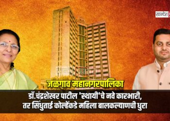 जळगाव मनपा: डॉ.चंद्रशेखर पाटील ‘स्थायी’चे नवे कारभारी, तर सिंधुताई कोल्हेंकडे महिला बालकल्याणची धुरा
