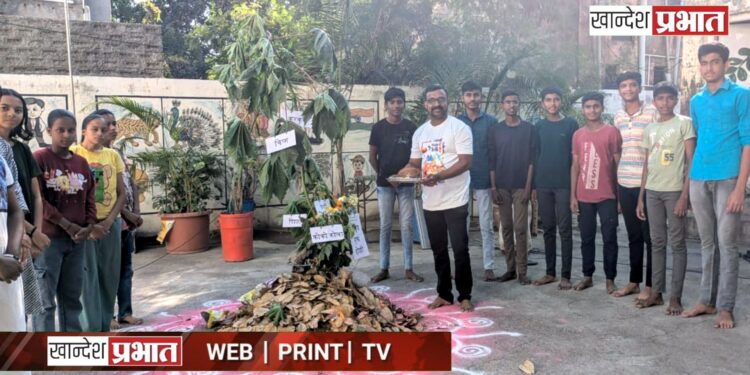 जंक फूडची होळी, आरोग्याची दिवाळी! संत ज्ञानेश्वर विद्यालयाचा स्तुत्य उपक्रम