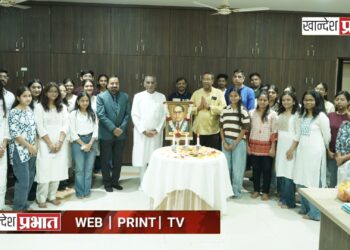 डॉ. उल्हास पाटील वैद्यकीय महाविद्यालयात डॉक्टर बाबासाहेब आंबेडकर जयंती साजरी