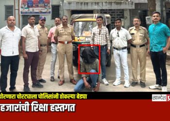 रिक्षा चोरणारा चोरट्याला पोलिसांनी ठोकल्या बेड्या; ७५ हजारांची रिक्षा हस्तगत