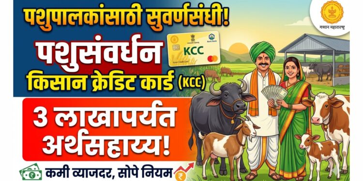 पशुपालकांसाठी सुवर्णसंधी; पशुसंवर्धन किसान क्रेडिट कार्डद्वारे ३ लाखांपर्यंत अर्थसहाय्य