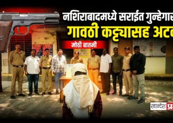 नशिराबादमध्ये सराईत गुन्हेगाराला गावठी कट्ट्यासह अटक