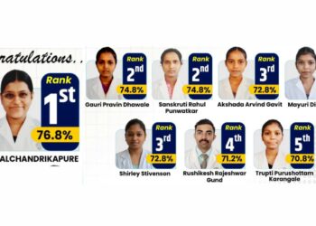 गोदावरी नर्सिंग महाविद्यालयाच्या विद्यार्थ्यांचे उज्ज्वल यश !