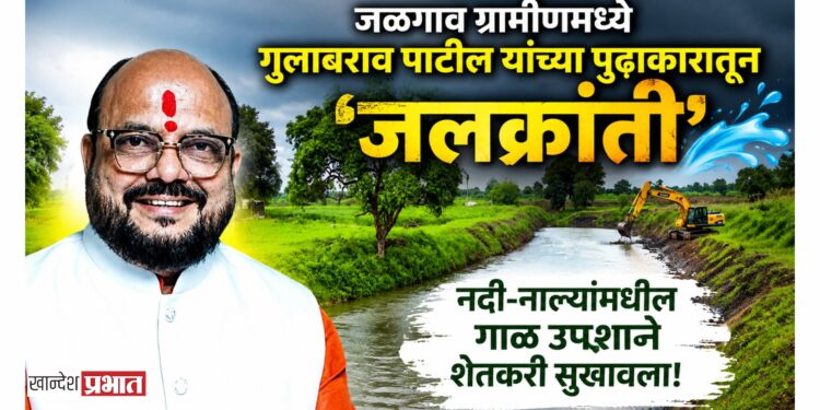 जळगाव ग्रामीणमध्ये गुलाबराव पाटील यांच्या पुढाकारातून ‘जलक्रांती’