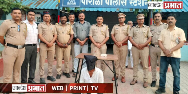मारोती मंदिरातील चांदीचे दागिने चोरणारा अवघ्या ४८ तासांत गजाआड; पारोळा पोलिसांची कारवाई