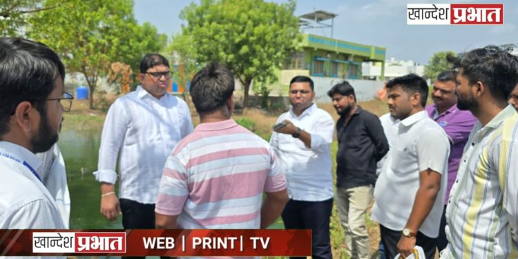 प्रभाग क्र. ९ मधील सांडपाण्याच्या समस्येची दखल; उपमहापौर व स्थायी समिती सभापतींकडून प्रत्यक्ष पाहणी