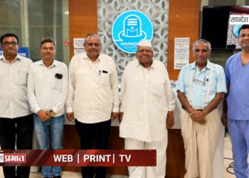 माजी आमदार राजाराम महाजन यांच्याकडून ‘महादेव हॉस्पिटल’च्या कार्याचे कौतुक