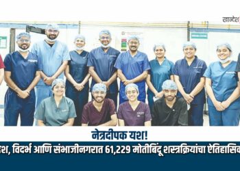 नेत्रदीपक यश! खान्देश, विदर्भ आणि संभाजीनगरात ६१,२२९ मोतीबिंदू शस्त्रक्रियांचा ऐतिहासिक टप्पा