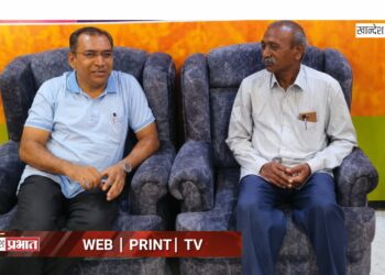 ‘माझे शहर माझी जबाबदारी’ अभियानांतर्गत डॉ. नितीन धांडे यांची पद्मश्री चैतराम पवार यांच्याशी पर्यावरण संवर्धनावर चर्चा