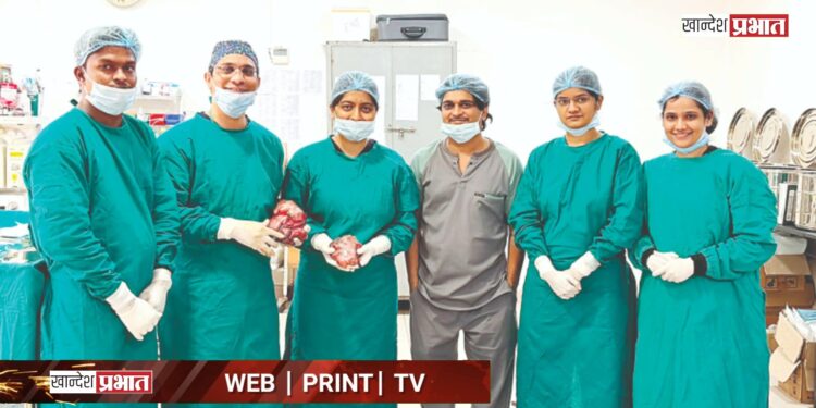 कॅन्सरच्या गाठी काढून महिलेला दिले नवजीवन; डॉ. उल्हास पाटील रुग्णालयात यशस्वी शस्त्रक्रिया