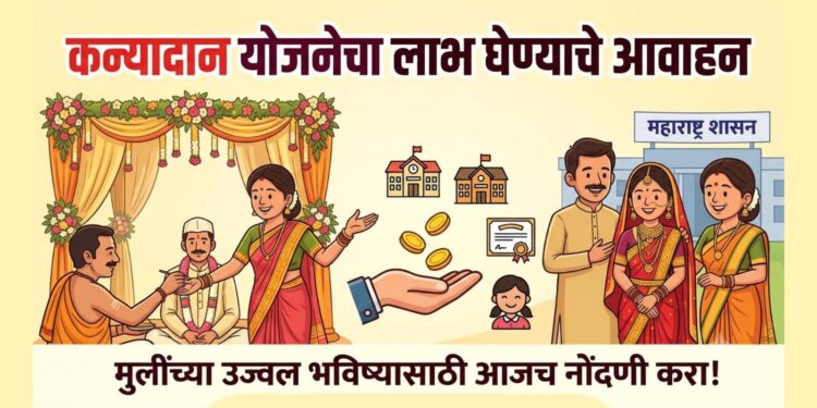 कन्यादान योजनेचा लाभ घेण्याचे आवाहन